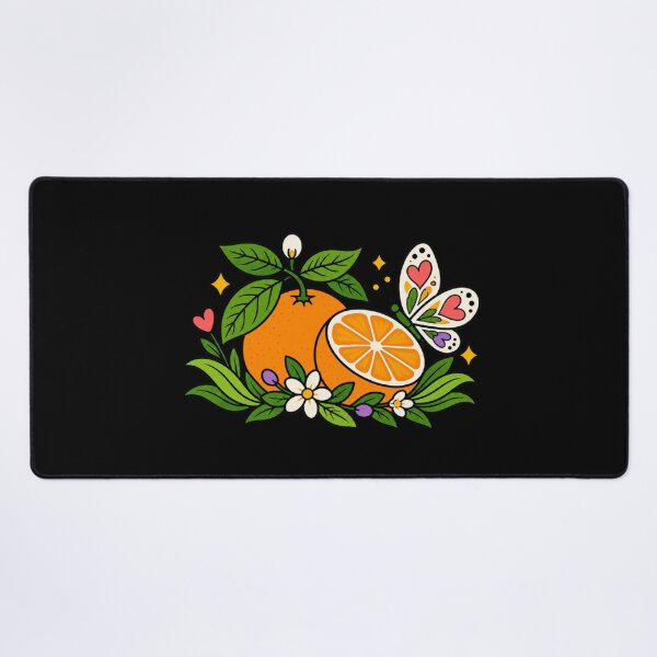 Item preview, Orange Fruit and Butterfly designed and sold by mationikeny.