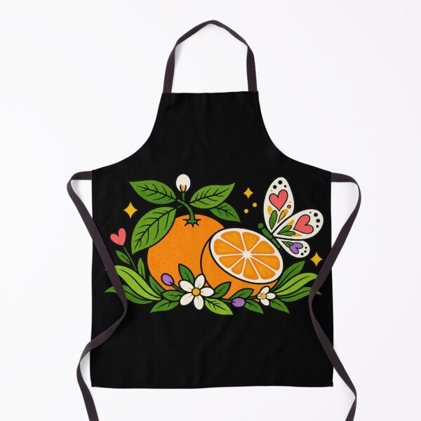 Item preview, Orange Fruit and Butterfly designed and sold by mationikeny.