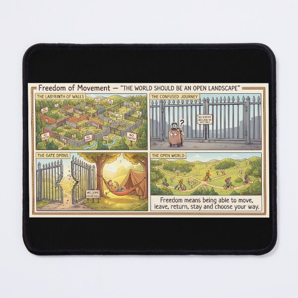 Item preview, Freedom of movement – the world as an open landscape designed and sold by Mianku | Für das Leben.