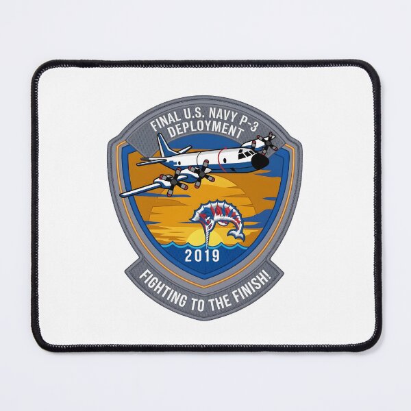 Item preview, US Navy Final P-3 Orion Deployment 2019 Commemorative Emblem designed and sold by CharlieDesings.