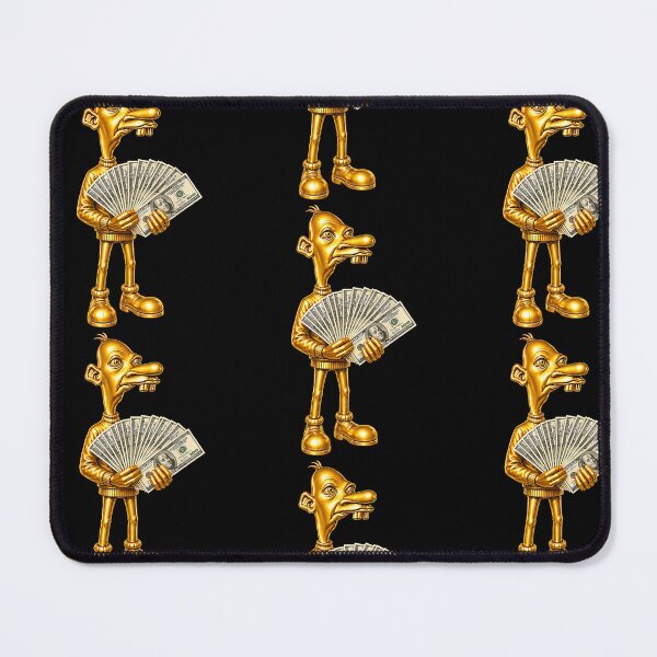 Item preview, Golden Money Character Cash Humor Wealth Meme designed and sold by RDGNR.