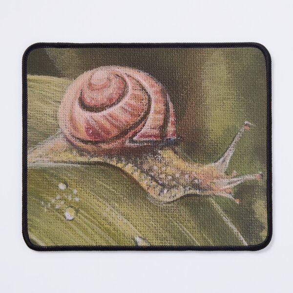 Item preview, It's just a snail passing by in the garden  designed and sold by DreamingAwake1.