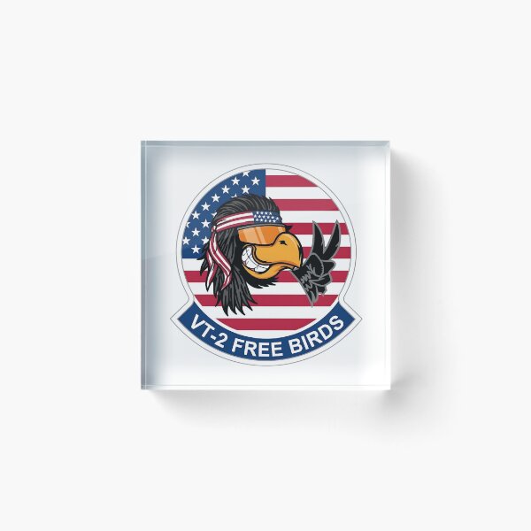 Item preview, US Navy VT-2 Free Birds Flight Training Emblem designed and sold by CharlieDesings.