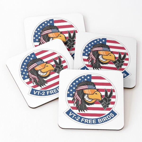 Item preview, US Navy VT-2 Free Birds Flight Training Emblem designed and sold by CharlieDesings.