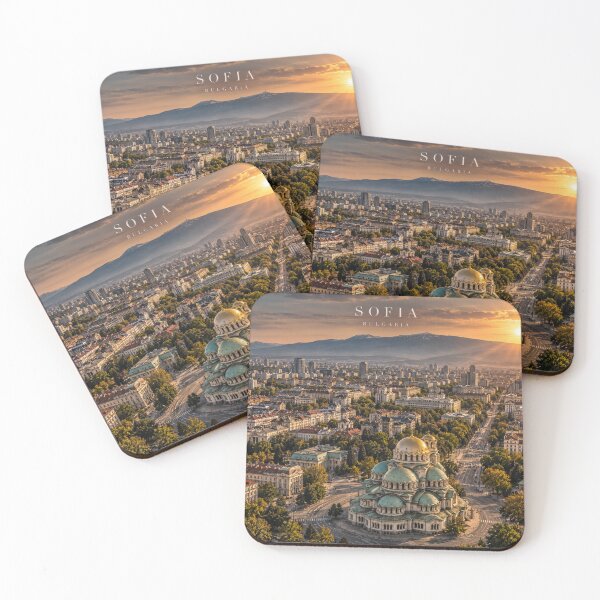 Item preview, Sofia Cinematic Monochrome City Artwork designed and sold by MichaeIRellov.