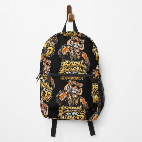 Item preview, Cool Tiger in Leather Jacket Born to Be Wild designed and sold by InterStore78.