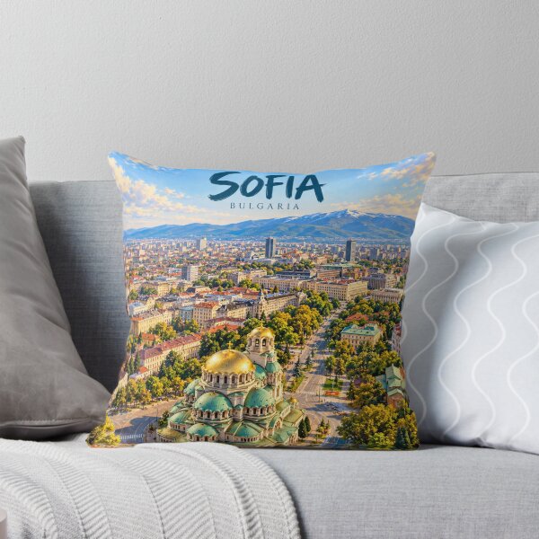 Item preview, Sofia Painterly Bulgarian City Impression designed and sold by MichaeIRellov.