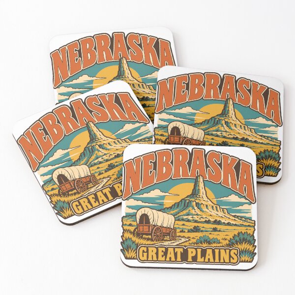 Item preview, Nebraska Gift - Great Plains designed and sold by RedRubyBubble.