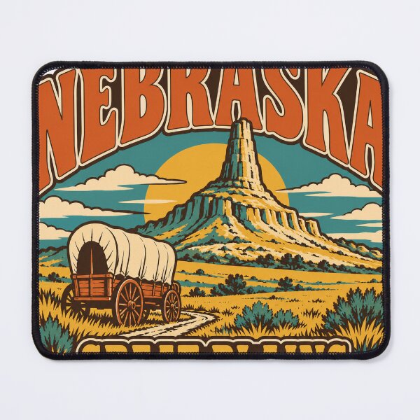 Item preview, Nebraska Gift - Great Plains designed and sold by RedRubyBubble.