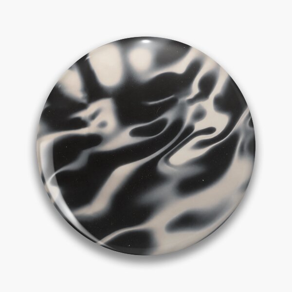 Item preview, Black Cream Liquid Wavy Pattern designed and sold by imaniko.