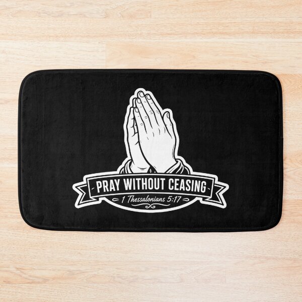 Item preview, 1 Thessalonians 5:17 Pray Without Ceasing designed and sold by plushism.