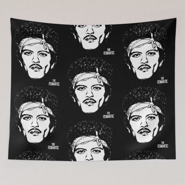 Item preview, Bruno Mars The Romantic Vintage Pop Music Portrait designed and sold by RDGNR.