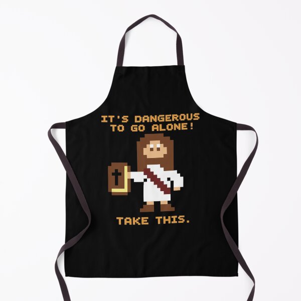 Item preview, Dangerous to Go Alone Take This Bible Christian Gamer designed and sold by cerima.