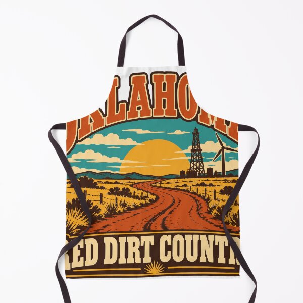 Item preview, Oklahoma Gift - Red Dirt Country designed and sold by RedRubyBubble.