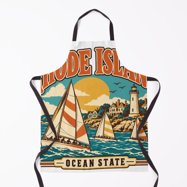 Item preview, Regalo de Rhode Island - Estado del Océano designed and sold by RedRubyBubble.