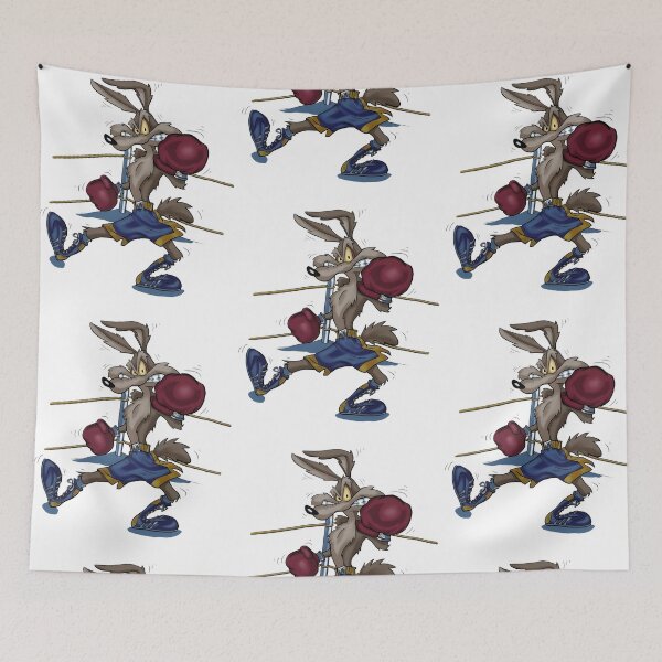 Item preview, Wile E Coyote Boxing Fighter Cartoon Sports Fan designed and sold by RDGNR.
