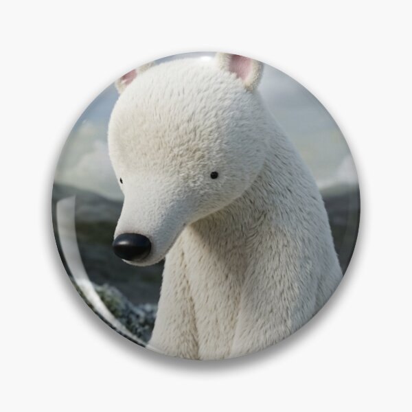 Item preview, Cute winter Polar Bear illustration designed and sold by Vintage Designs +.