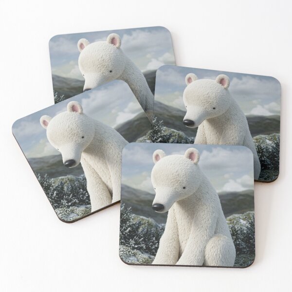 Item preview, Linda ilustración de un oso polar invernal designed and sold by Vintage Designs +.