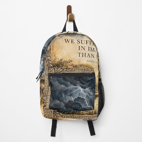 Item preview, "We Suffer More Often in Imagination Than in Reality" Seneca T-Shirt designed and sold by CalderVeritas.