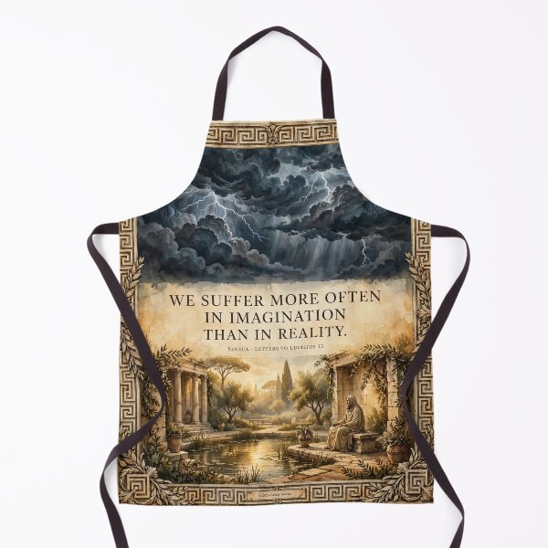 Item preview, "We Suffer More Often in Imagination Than in Reality" Seneca T-Shirt designed and sold by CalderVeritas.
