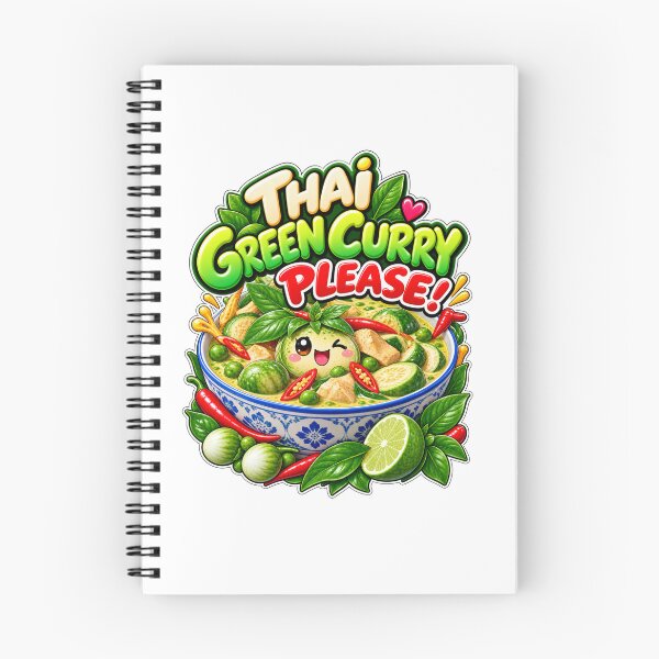 Item preview, Thai Green Curry Please! Cute Thai Curry designed and sold by Pali's shop.