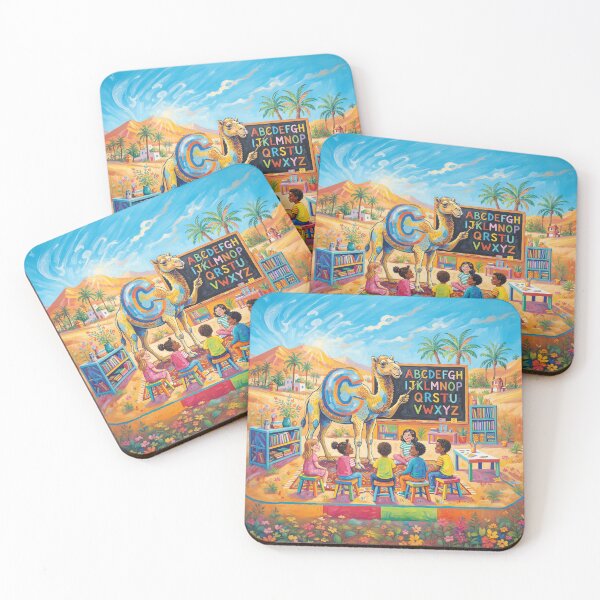 Item preview, Camel Teaching The Alphabet designed and sold by Home Decor Art.
