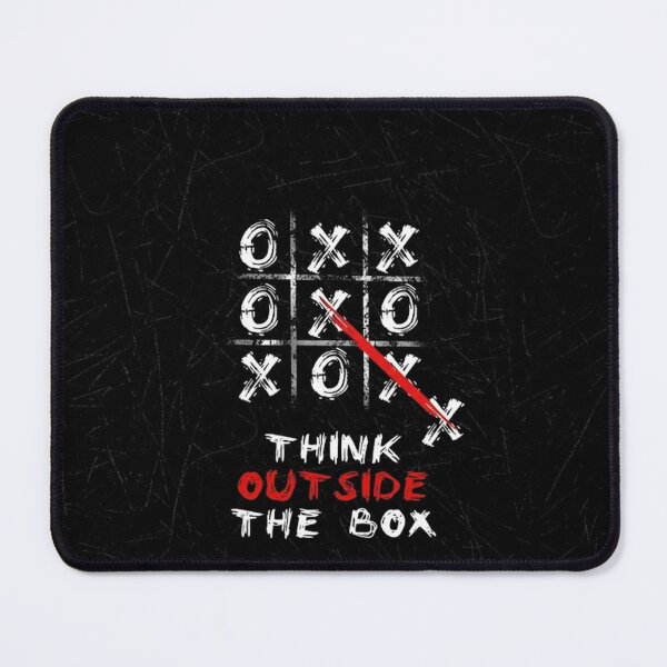 Item preview, Think Outside the box positive thought motivational designed and sold by Freedom Line Studio.