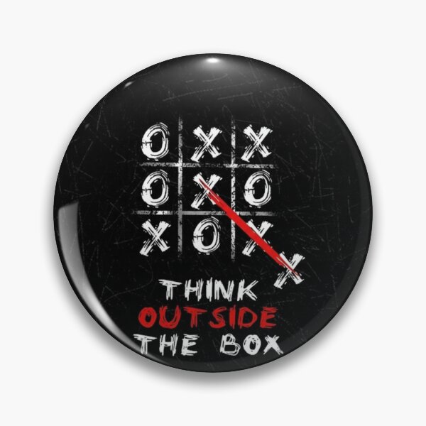 Item preview, Think Outside the box positive thought motivational designed and sold by Freedom Line Studio.