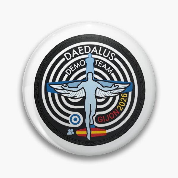 Item preview, Hellenic Air Force Daedalus Demo Team Gijon 2026 Emblem    designed and sold by CharlieDesings.