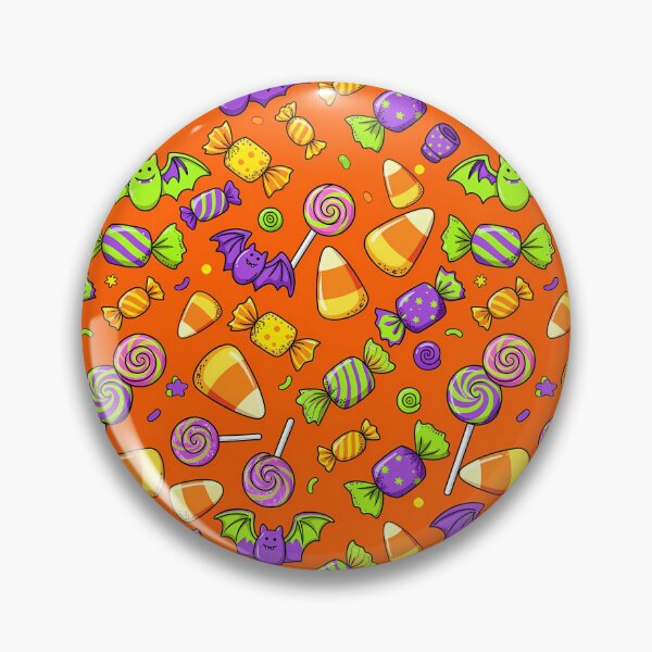 Artikelvorschau, Candy Corn Chaos – Süß-gruseliges Muster | Hashola Designs entworfen und verkauft von Hashola Designs.