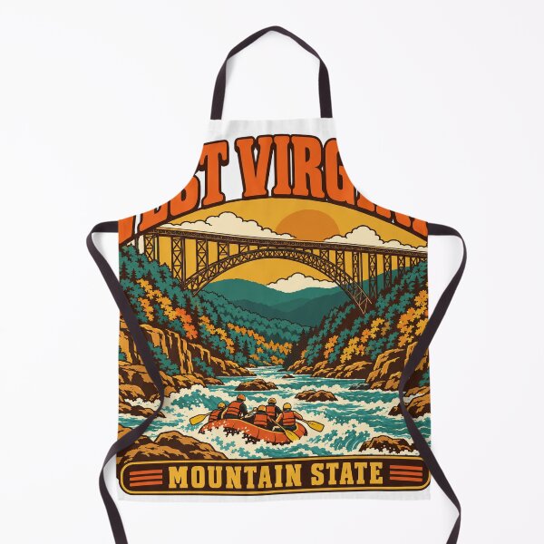 Item preview, West Virginia Gift - Mountain State designed and sold by RedRubyBubble.