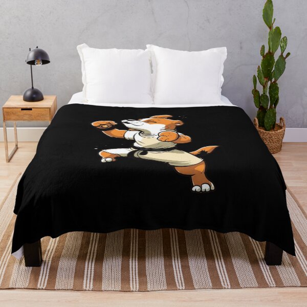 Item preview, Cute Karate Dog Martial Arts Cartoon Art designed and sold by Apex Designs.