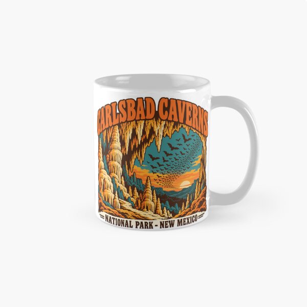 Item preview, Carlsbad Caverns National Park Gift - Retro Carlsbad Caverns Souvenir designed and sold by RedRubyBubble.