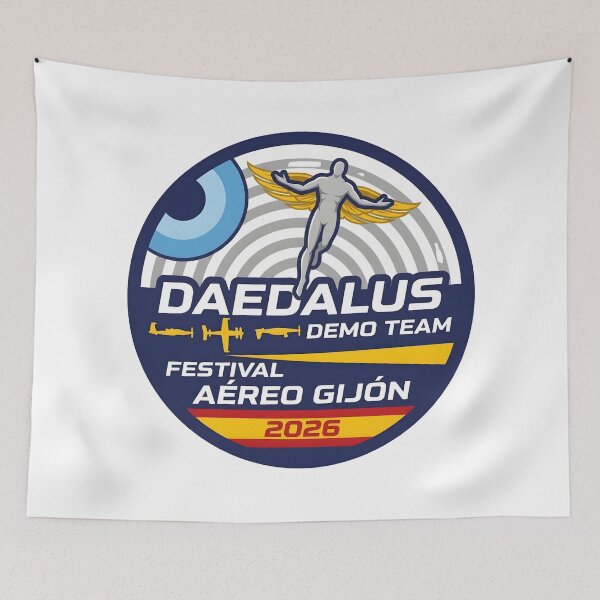 Item preview, Hellenic Air Force Daedalus Demo Team Festival Aéreo Gijón 2026 Emblem designed and sold by CharlieDesings.