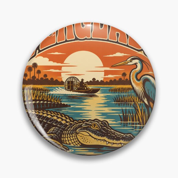 Item preview, Everglades National Park Gift - Retro Everglades Souvenir designed and sold by RedRubyBubble.