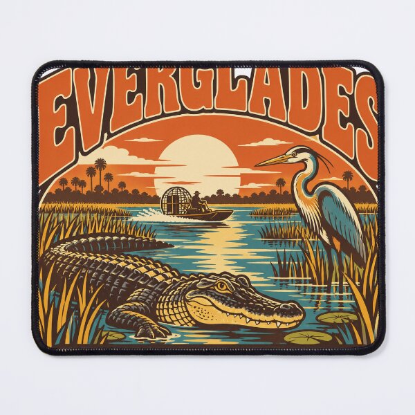 Item preview, Everglades National Park Gift - Retro Everglades Souvenir designed and sold by RedRubyBubble.