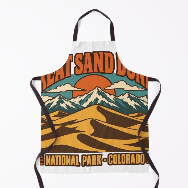 Item preview, Great Sand Dunes National Park Gift - Retro Great Sand Dunes Souvenir designed and sold by RedRubyBubble.