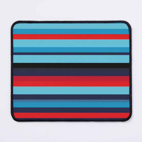 Item preview, Abstract Blue Red and Black Striped Pattern designed and sold by TwelveParties.
