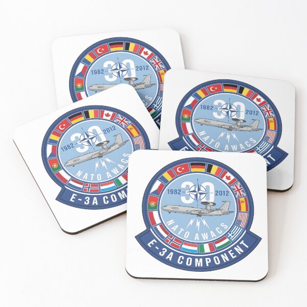 Item preview, Emblema del 30.º aniversario del componente E-3A del AWACS de la OTAN (1982-2012) designed and sold by CharlieDesings.