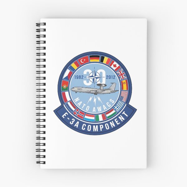 Artikelvorschau, NATO AWACS E-3A Komponentenemblem zum 30. Jahrestag 1982–2012 entworfen und verkauft von CharlieDesings.