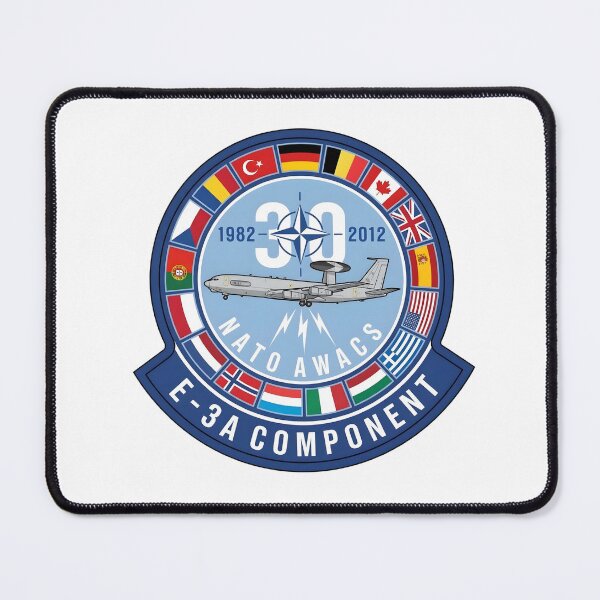 Artikelvorschau, NATO AWACS E-3A Komponentenemblem zum 30. Jahrestag 1982–2012 entworfen und verkauft von CharlieDesings.