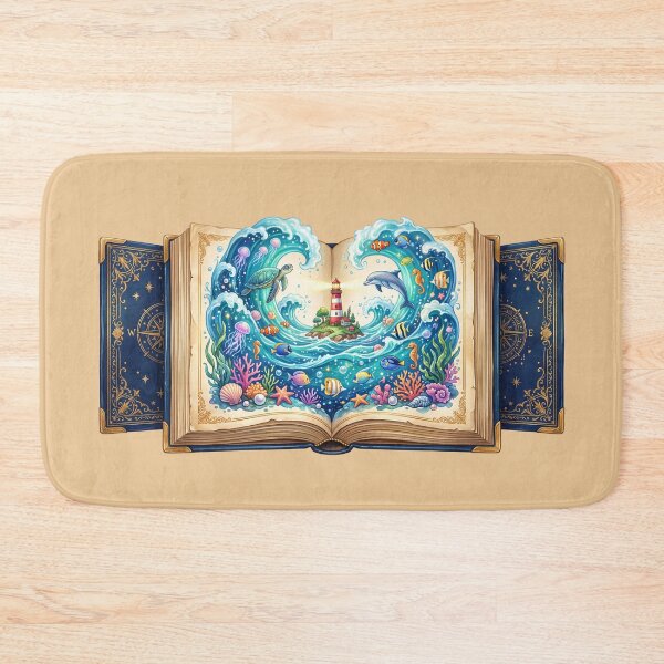 Item preview, Ocean Tales Storybook Whimsical Fantasy Book Illustration designed and sold by SebastianSpace.