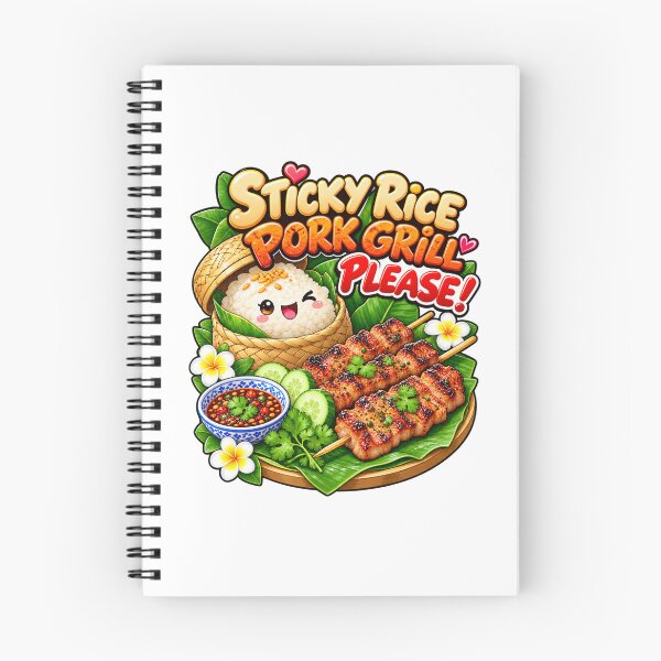 Item preview, Sticky Rice Pork Grill Please! Thai Street Food designed and sold by Pali's shop.