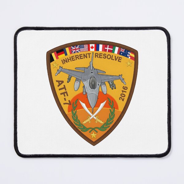 Artikelvorschau, Operation Inherent Resolve ATF-7 2016 Emblem der Luftwaffen-Einsatzgruppe entworfen und verkauft von CharlieDesings.