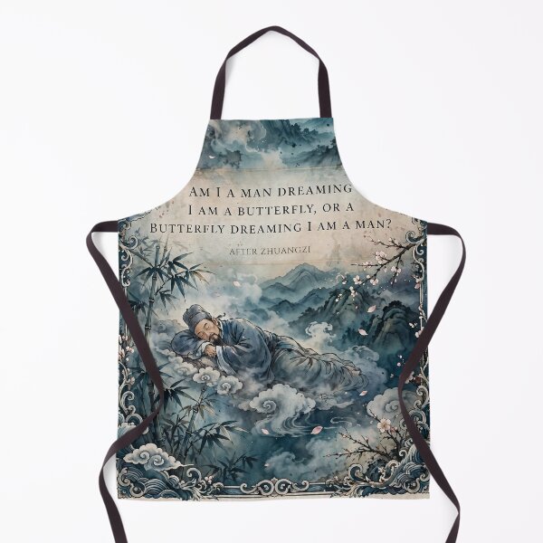 Item preview, "Am I a Man Dreaming I Am a Butterfly" Zhuangzi T-Shirt designed and sold by CalderVeritas.