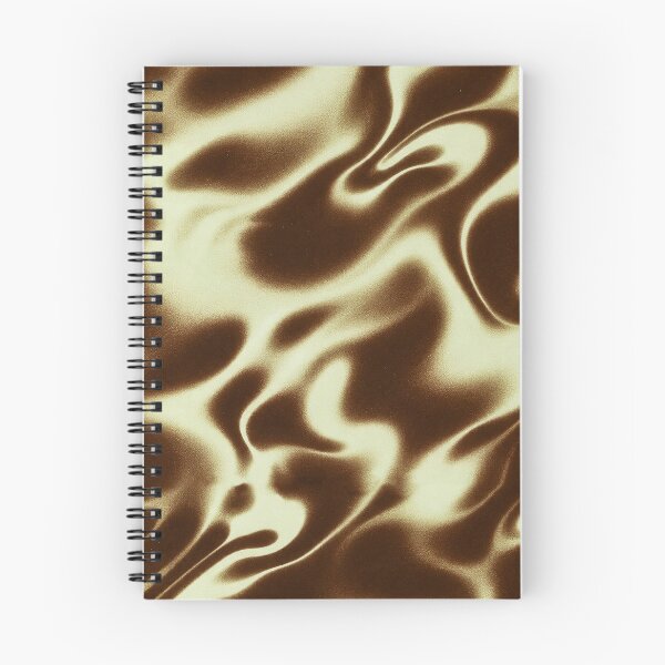 Item preview, Brown Cream Liquid Wavy Pattern designed and sold by imaniko.