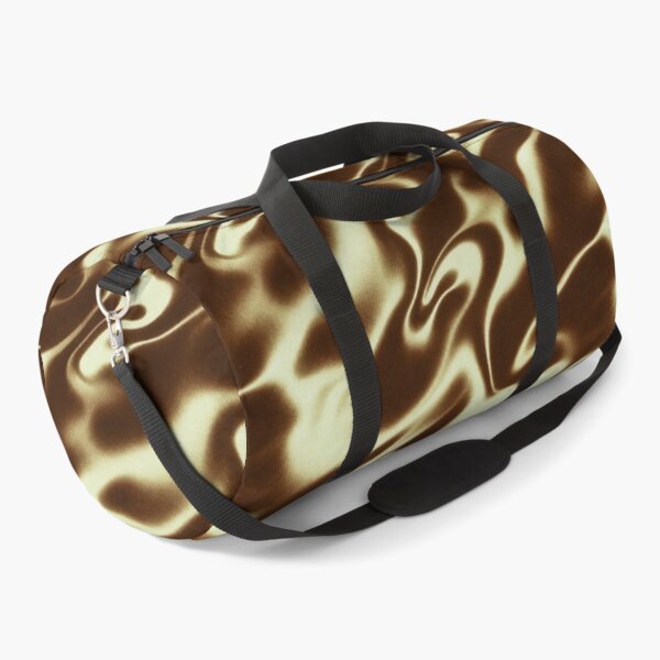 Item preview, Brown Cream Liquid Wavy Pattern designed and sold by imaniko.