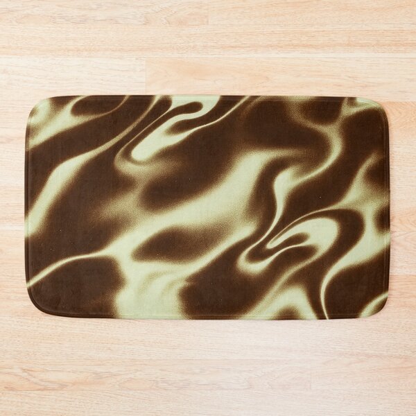 Item preview, Brown Cream Liquid Wavy Pattern designed and sold by imaniko.