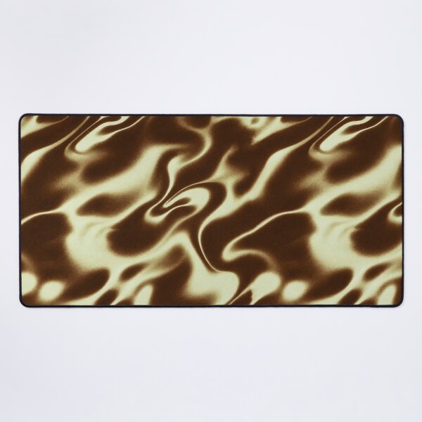 Item preview, Brown Cream Liquid Wavy Pattern designed and sold by imaniko.
