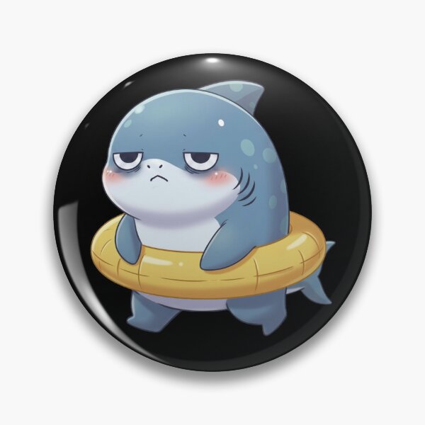Item preview, Unhappy Summer Shark designed and sold by Nature's Chibis.